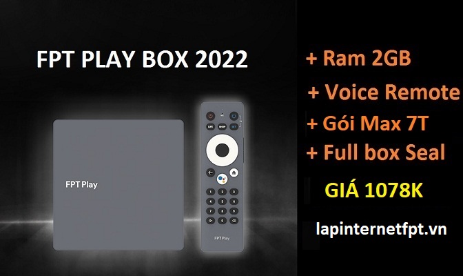 Fpt play box S650 gói cước 6 tháng thuê bao