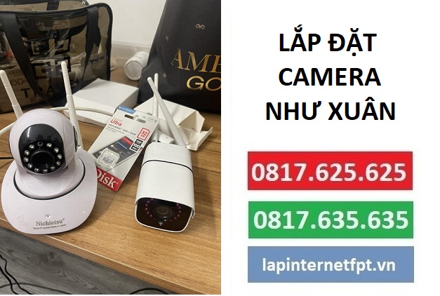 Thi công hệ thống camera huyện Như Xuân