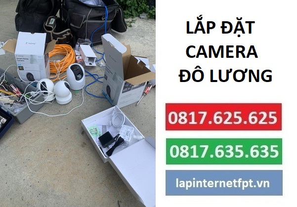 Lắp đặt camera huyện Đô Lương